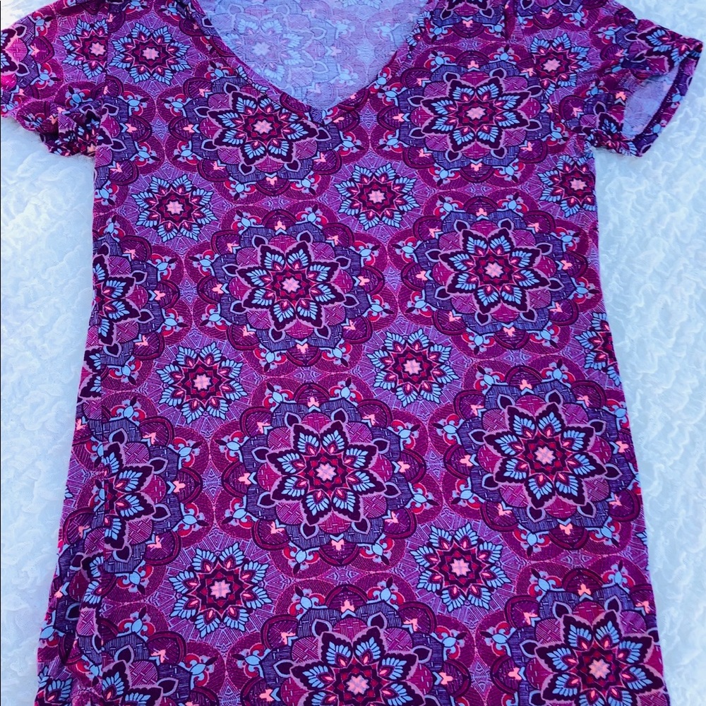 VTG Mudd Jr Med Floral Print T-Shirt
